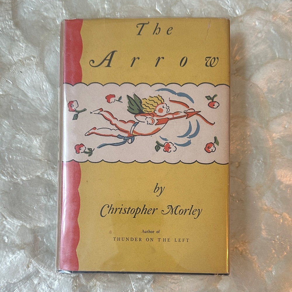 Rare Book,The Arrow by Christopher Morley - Yellow Cover Coffee Table Book